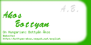 akos bottyan business card